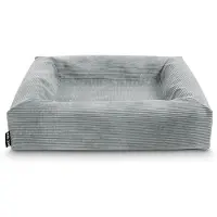 Bia Bed bed rib hoes voor hondenmand grijs -60 -3 70x60x15 cm
