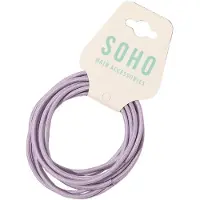 Soho - Ellie Haarelastiek Haarelastiekjes Zilver Dames