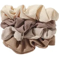 Soho - Ivory Scrunchies Haarelastiekjes