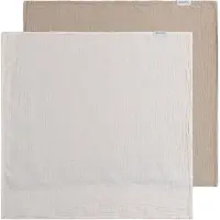 Babys Only Hydrofiele doek Tender beige/linen - 115x115 - 2-pack