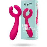 EasyToys Couple - oplaadbare waterdichte duo vibrator - siliconen - roze