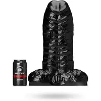 All Black Steroïd - The Personal Trainer - Dildo - 37 x 14,6 cm - zwart