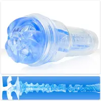 Fleshlight Turbo Thrust - masturbator met zuigfunctie - blauw