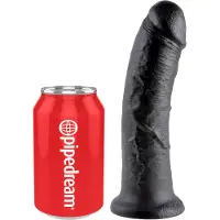 King Cock 8 dildo (20 cm, zwart)