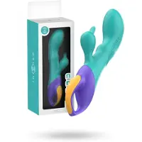 Intense - FRED RABBIT VIBRATOR BLAUW | VIBRATOR | VIBRATOR VOOR VROUWEN | SEX TOYS VOOR VROUWEN | SEKSSPEELTJES VOOR VROUWEN