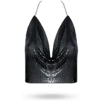 Cottelli Metal TOP Zwart