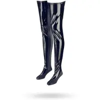 Black Level Lak lange bedlaarzen - Zwart