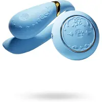 Zalo - Fanfan - Partner Vibrator - Met Afstandsbediening En App Control - Blauw