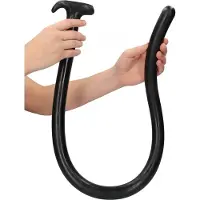 Ouch! Ass Snake Dildo - 100 cm - Zwart