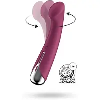 Satisfyer - G-spot vibrator met roterende kop - rood