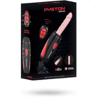 Vuxen - PYSTON BASE AUTOMATISCHE MASTURBATOR MET AFSTANDSBEDIENING DILDO