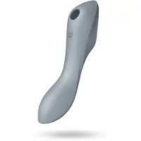 Satisfyer Curvy Trinity 3 - luchtdruk 2-in-1 vibrator (grijs)