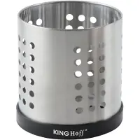 KINGHOFF Serie - Roestvrijstalen Bestekhouder - Demontabele Basis - Lichtgewicht - Klassiek Ontwerp