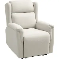HOMCOM - Relaxfauteuil - met ligfunctie - Beige