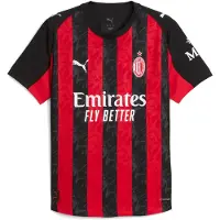 Puma Ac Milan Authentic 25/26 Home Short Sleeve T-shirt Rood L Man