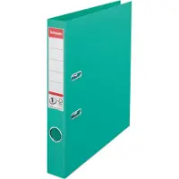 Esselte No.1 Power Kunststof A4 Ordner met Etikethouder - 2-Rings - Rugbreedte Van 50mm - Capaciteit van 350 Vel - Groen