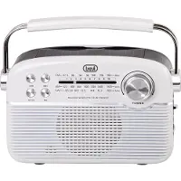 Trevi RA 7F50 BT, Persoonlijk apparaat, Analoog, AM, FM, SW, USB-C, Wit, Eénkleurig