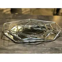 Prisma Opbergschaal - Zilverkleur 46cm