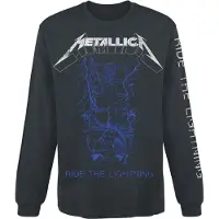 Metallica Shirt met lange mouwen - Fade - S tot XXL - voor Mannen - zwart - Maat S