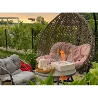 Bysil Garden Mini – Vrijstaande Bio-Haard Tafelhaard- Buitenhaard - Binnen & Buiten - Bio-Ethanol Haarden
