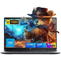 AceMagic Laptop - 15,6 inch 12e generatie Intel N95 processor tot 3,4 GHz - 16GB DDR4 RAM 512 GB SSD Windows 11 - WiFi 5 - BT5.0 Notebook - Grijs