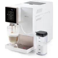 Domo DO742K Volautomatische Espressomachine - 4 Soorten Koffie + Heet Water - Melkopschuimer - 19 Bar - Wit
