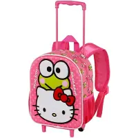 KARACTERMANIA Sanrio Hello Kitty Funny 3d Wheeled Backpack Roze