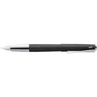 Lamy Studio Zwarte Vulpen | Volledig Metalen Behuizing | Stalen Penpunt Lijndikte B | Elegante Propellerclip | Inclusief T10 Blauwe Inktpatroon