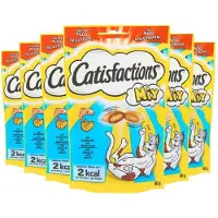 Catisfactions Kattensnoepjes - Mix Snacks Zalm en Kaas - 6x60g