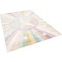 Pergamon Vloerkleed Maui Kids voor kinderen Regenboog en ster