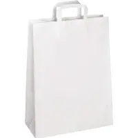 RAJA Draagtas Papier Wit 12 x 35 x 26 cm 250 Stuks