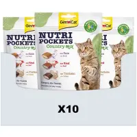 GimCat 10x Nutri Pockets Country-mix 150 Gr