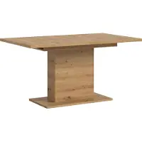 Ebuy24 Uitklapbare Eettafel Motion Emob - Artisan Finish - 150-190x76x90 Cm - Licht Hout