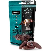 Chewies 8x Salametti Hondensnack Waterbuffel & Kaas 200 Gr