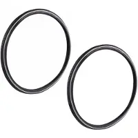 Benson Buitenband fiets - 2x - zwart - rubber - 28 inch - 40-622 - met reflectie
