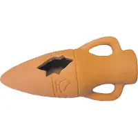 Hobby Decoratie Keramische Amfora Beige M - 22CM