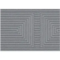 MD-ENTREE MD Entree - Deurmat - Schoonloopmat - Impression Zen - Squares Grey - 50 x 75 cm