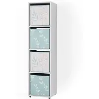 Vicco Ludus Ruimteverdeler – 142.5 x 36.2 cm met 2 vouwboxen opt.2 Wit