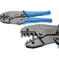 Bgs Ratel krimptang 0.5 - 1 - 1.5 - 2.5 - 4 - 6 mm² - kabelschoentang voor ongeisoleerde kabelschoentjes - erg handig - BGS1419