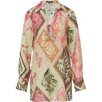 Comma Blouse gemengde kleuren / pitaja roze