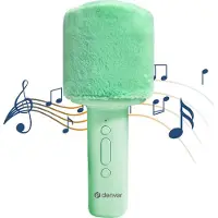 Denver Microfoon met Bluetooth-luidspreker voor karaoke, KMS-30, groen