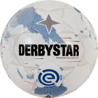 Derbystar Eredivisie Brillant Voetbal Maat 5 2025-2026 Wit Lichtblauw Zwart