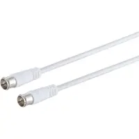 Shiverpeaks F-quick (m) - F-quick (m) coaxkabel / recht - wit - 1,5 meter