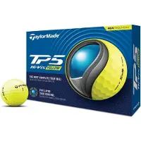 TaylorMade TP5 golfbal geel