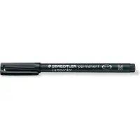 Staedtler Viltstift Lumocolor 317 permanent M zwart - 10 stuks