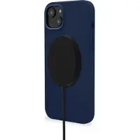 Decoded Siliconen MagSafe iPhone 14 Plus Hoesje Blauw
