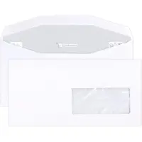 Clairefontaine Clairalfa witte enveloppen 114x229mm venster rechts 45x100mm machinegeschikt 500 stuks