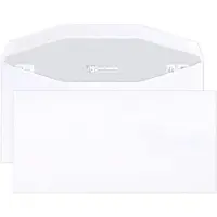 Clairefontaine Clairalfa witte enveloppen 114x229mm gegomd machinegeschikt 500 stuks