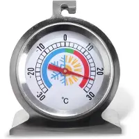 Orion Koelkast Thermometer Edelstaal - Vriezer Diepvries - Koelkastthermometer - Keukenthermometer