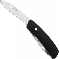 Swiza D03 AM, KNI.0036.1010, Black, Zwitsers zakmes, 6 tools